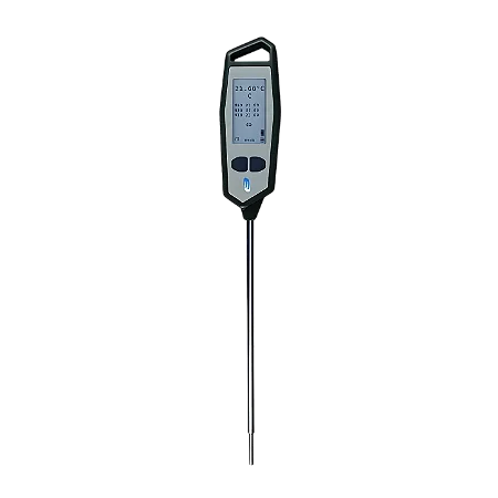 TERMOMETRO DE PRECISAO TIPO ESPETO -50+250:0.01 DISPLAY V215 COM ROTACAO AUTOMATICA