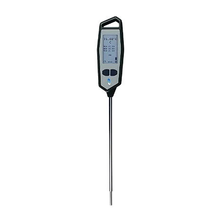 TERMOMETRO DE PRECISAO TIPO ESPETO -50+250:0.01 DISPLAY V315 COM ROTACAO AUTOMATICA EXATIDÃO 0.05