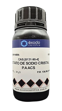 ACETATO DE SODIO 3H2O CRISTAL PA ACS 500G
