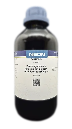 PERMANGANATO DE POTASSIO EM SOLUCAO 0,1N FATORADA (KAPPA) 1L *SSP*