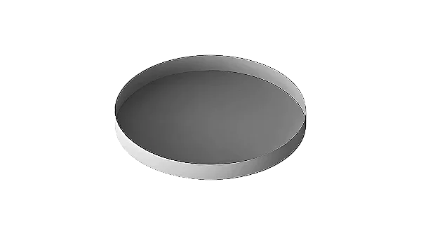 BANDEJA DE ACO GALVANIZADO REDONDA 80X8CM SEM ALCA