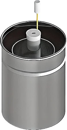 CALORIMETRO DE ALUMINIO DUPLO VASO 250ML COM RESISTOR