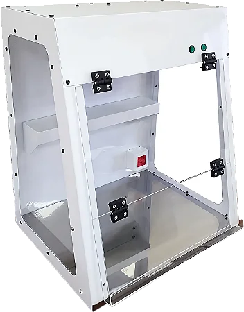 CABINE PARA PCR WORKSTATION 597X690X455MM EM CHAPA DE AÇO