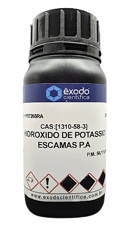 HIDROXIDO DE POTASSIO ESCAMAS PA 500G *SSP*