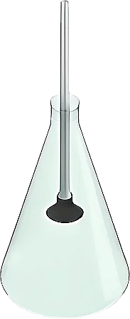 ARMADILHA DE WILDMANN 1L COM HASTE DE INOX E VENTOSA DE BORRACHA