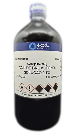 AZUL DE BROMOFENOL SOLUCAO 0,1% ALCOOL 1L