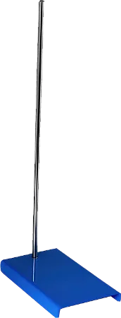 SUPORTE UNIVERSAL COM HASTE E BASE DE ACO INOX 12X20CM COMP. 700MM