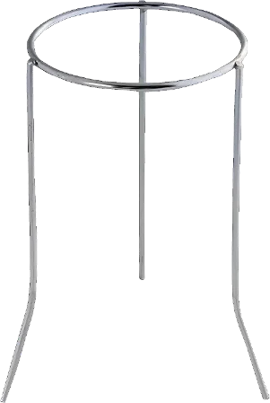 TRIPE DE ACO CARBONO ZINCADO (FERRO) COM ARO TREFILADO (D)24(A)26CM