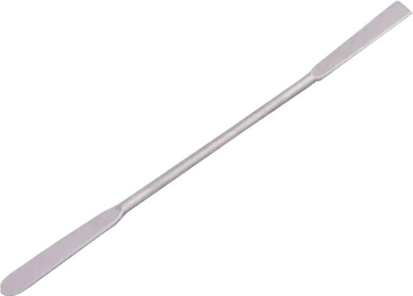 ESPATULA DUPLA EM ARAME DE ACO INOX COM DIAMETRO DE 3MM COMP. 150MM