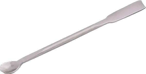 ESPATULA COM COLHER EM ACO INOX COM DIAMETRO DE 5MM COMP. 150MM