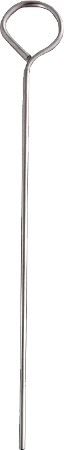 ALCA DE NIQUEL CROMO COM VIROLA DE 5MM COMP. 100MM