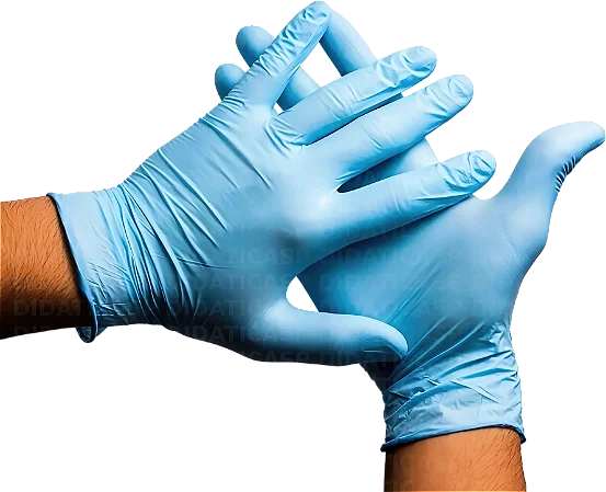 LUVA DE LATEX NITRILICA EXTRA GRANDE (XG) 90UN