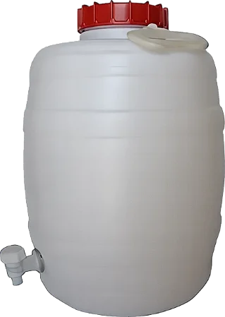 BARRIL DE PLASTICO EM PE GRADUADO 50L