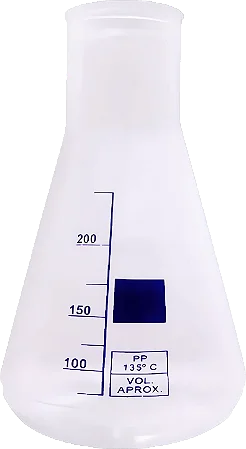 ERLENMEYER DE PLASTICO AUTOCLAVAVEL 125ML