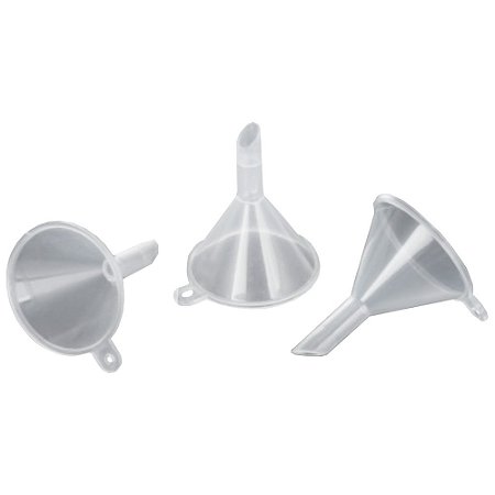 FUNIL ANALITICO DE PLASTICO (PP) 350ML 125MM