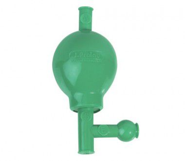 PIPETADOR DE SEGURANCA 3 VIAS ESFERA EM PP VERDE JP