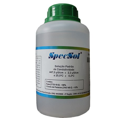 PADRAO DE CONDUTIVIDADE 447US/CM 500ML NIST SPECSOL