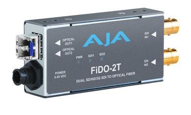 CONVERSOR FIDO-2T DUAL OPTICAL FIBER SH/HD/3G SDI AJA