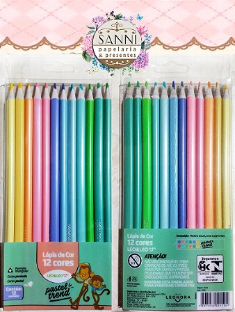 Lápis de cor - Pastel Trend.