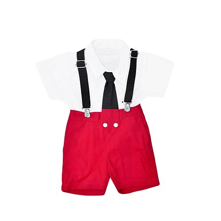 Conjunto Infantil Mickey Mouse Luxo Social Masculino