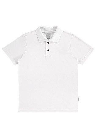 Camisa Gola Polo Infantil Meia Malha Basica Alakazoo