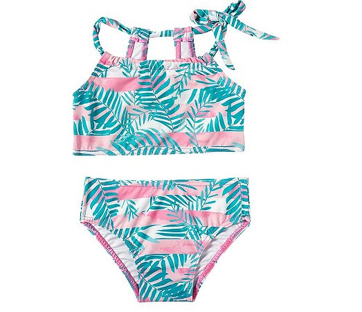Top Com Calcinha Praia Kids Aloha Tip Top