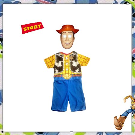 Fantasia Infantil Cowboy Woody Toy Story