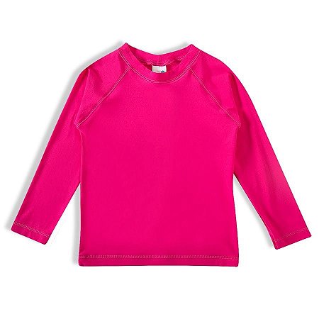Camiseta Praia Manga Longa Lisa Toddler UV50+ Tip Top