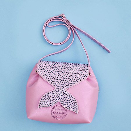 Bolsa Infantil Pampili Sereia Rosa Princesa Ariel © DISNEY