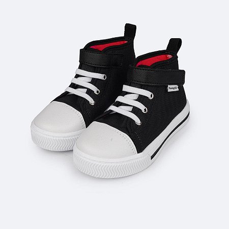 Tênis Cano Médio Pampili Mini Easy Preto