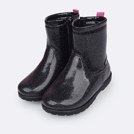 Bota Infantil Feminina Pampili Rubi Preta Furtacor