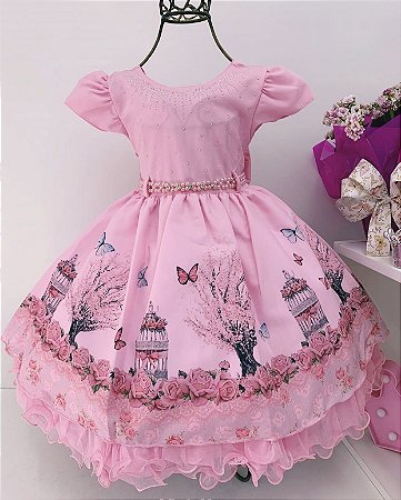 Vestido infantil hot sale tamanho 2