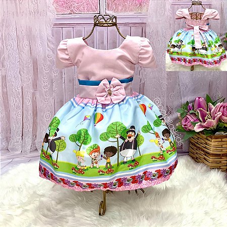 vestido infantil tematico
