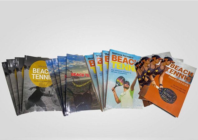 Livro- Pacote 4 Livros de Beach Tennis