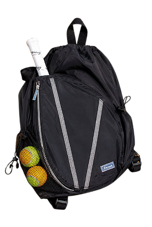 Mochila de Beach Tennis Pro Smash-Preto com Grafite