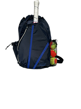Mochila de Beach Tennis Pro Smash-Azul Marinho com Azul Royal