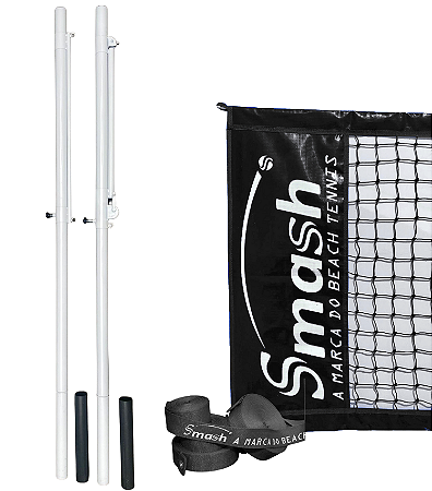 Kit Profissional Linha Premium Completo Multiesportes Smash com Poste Fixo