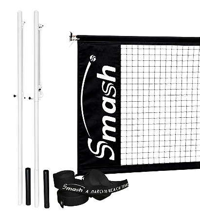 Kit Profissional Linha Premium Completo Multiesportes Smash com Poste Fixo