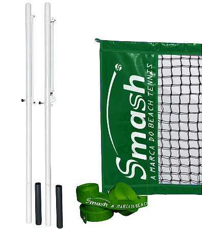 Kit Profissional Linha Premium Completo Multiesportes Smash com Poste Fixo