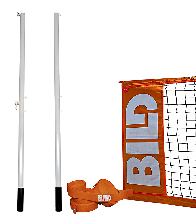 Kit Profissional Linha Premium Completo de Volei Personalizado com Poste Fixo