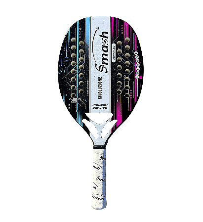 Raquete de Beach Tennis Smash BT Rivoluzione Advanced Carbon Frame | Potência, Controle e Precisão