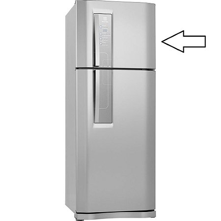 Porta do Freezer Inox Electrolux DF51X / IF51X 70202188  Original [1,0,0]
