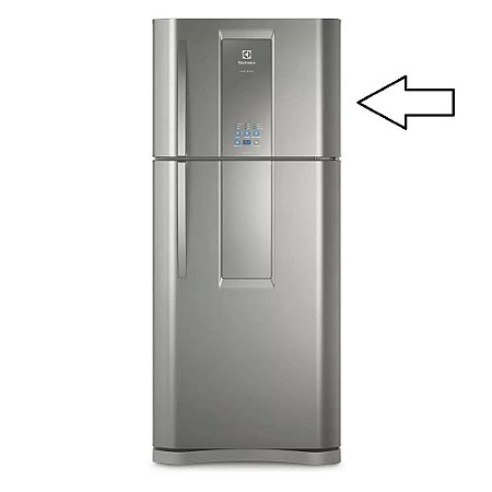 Porta do Freezer Inox Electrolux DF82X A99180304  Original [1,0,0]