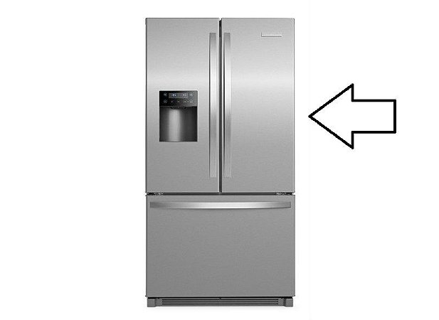 Porta do Refrigerador direita Inox Electrolux FDI90 A08817301 3001702020 Original [1,0,0]