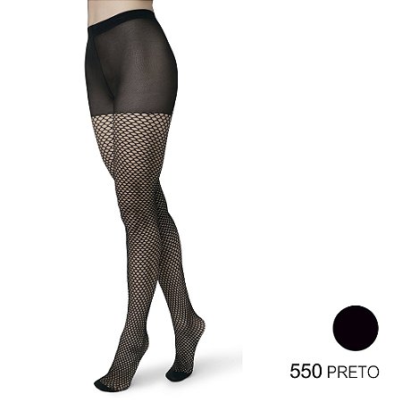MEIA CALÇA ARRASTÃO - ELASTANO
