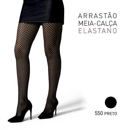 MEIA CALÇA ARRASTÃO - ELASTANO