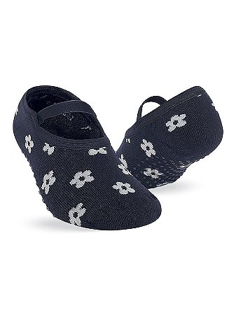 MEIA SAPATILHA INFANTIL COM VIES