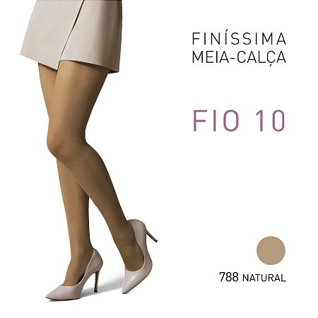 MEIA CALÇA FINSSIMA - FIO 10