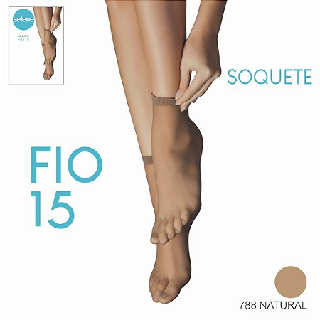 MEIA SOQUETE - FIO 15