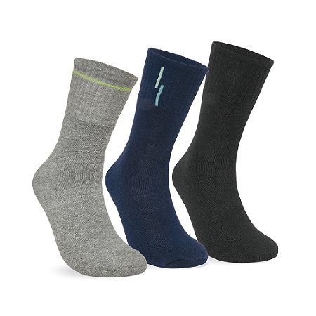 MEIA ESPORTIVA - TRIPACK